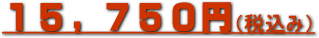 �����W�t�[�h�N���[�j���O��15750�~