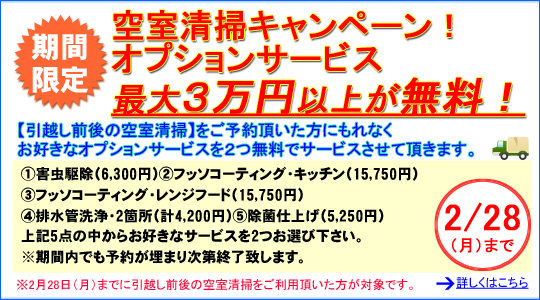 オプション無料キャンペーン